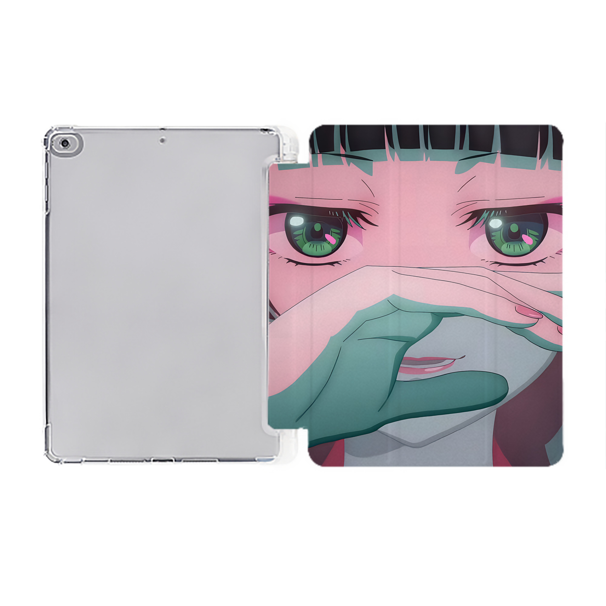（画像用） 薬屋のひとりごと The Apothecary Diaries IPad ケース ペン収納付き 三つ折りスタンド PUレザー×シリコン 対応機種9.5/10.5/10.9インチ